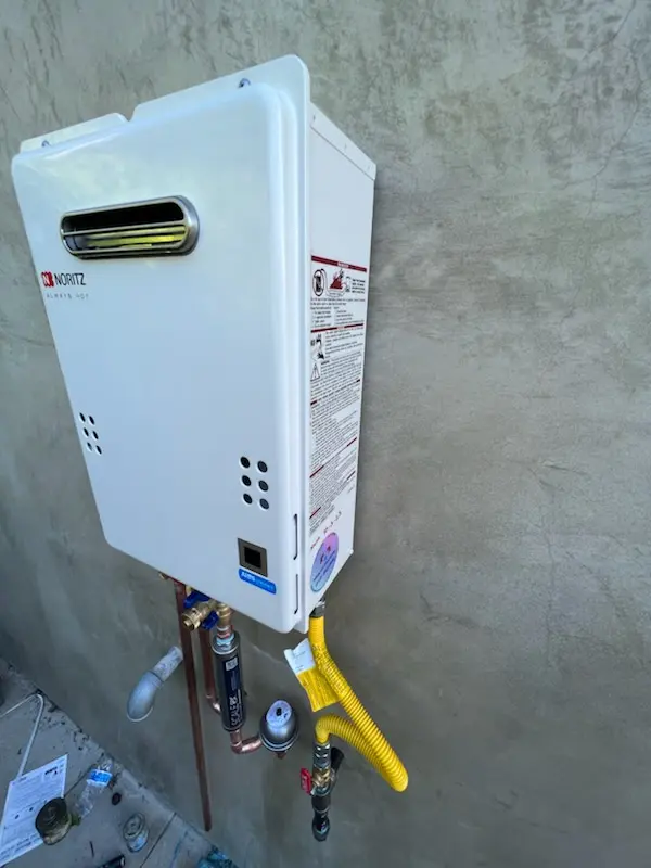 Tankless water heater installation for Brinklow homes